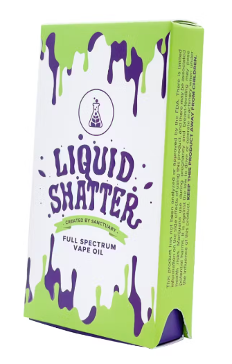 Photograph of Product: Banana Bread Liquid Shatter Vape Cart | 0.5g