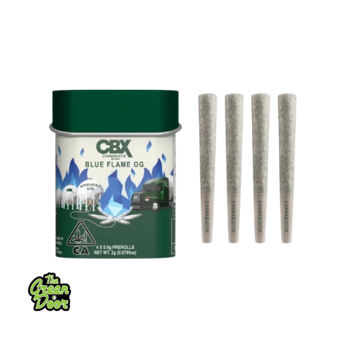 Photograph of product: CBX - Jet Lag OG - Preroll - 4PK - 2G