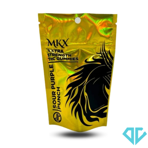 Photograph of product: MKX Super Sour Blazin Blue Razberry Gummies 200mg