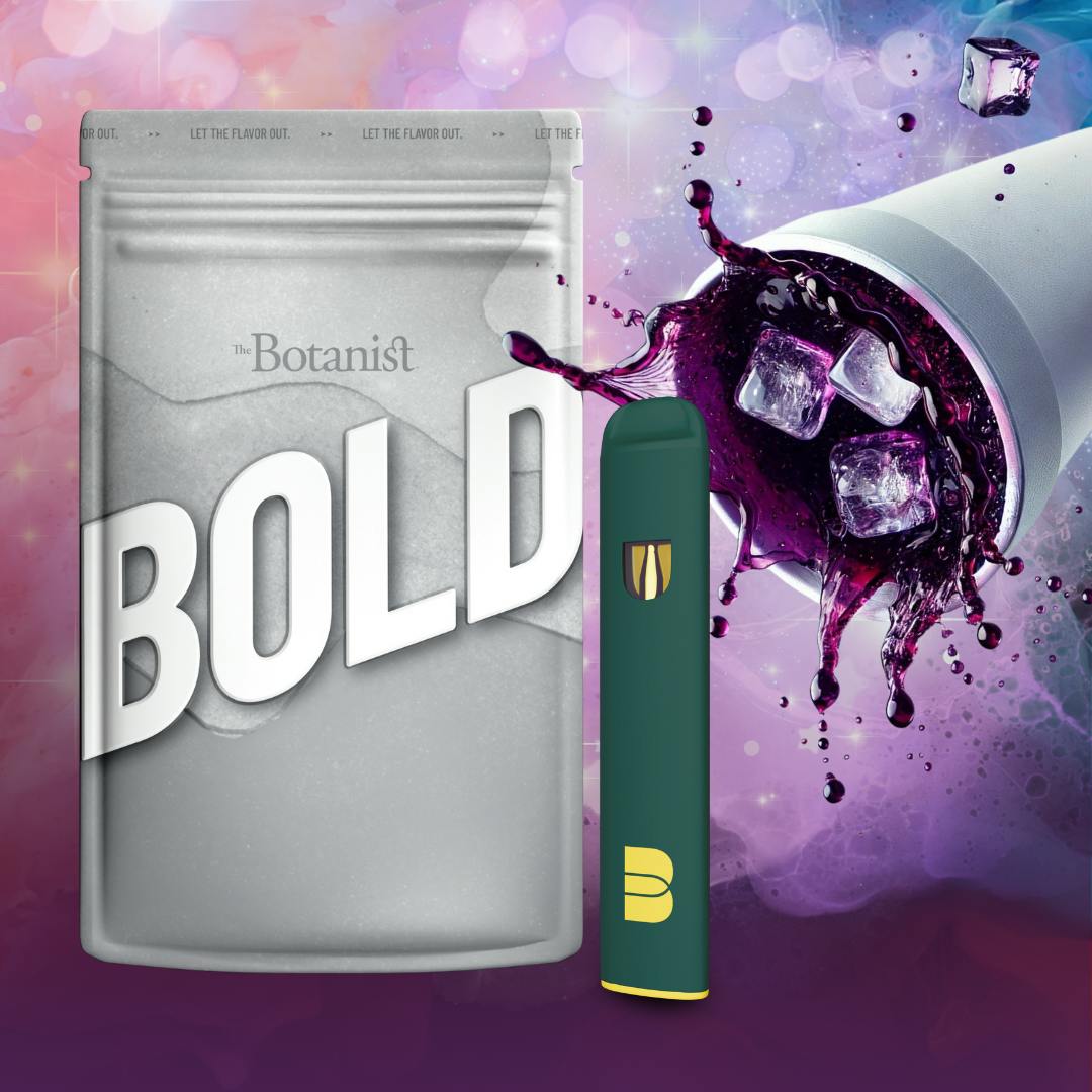 Photograph of product: Disp. Distillate Vape Cart 1ml - Purple Drink