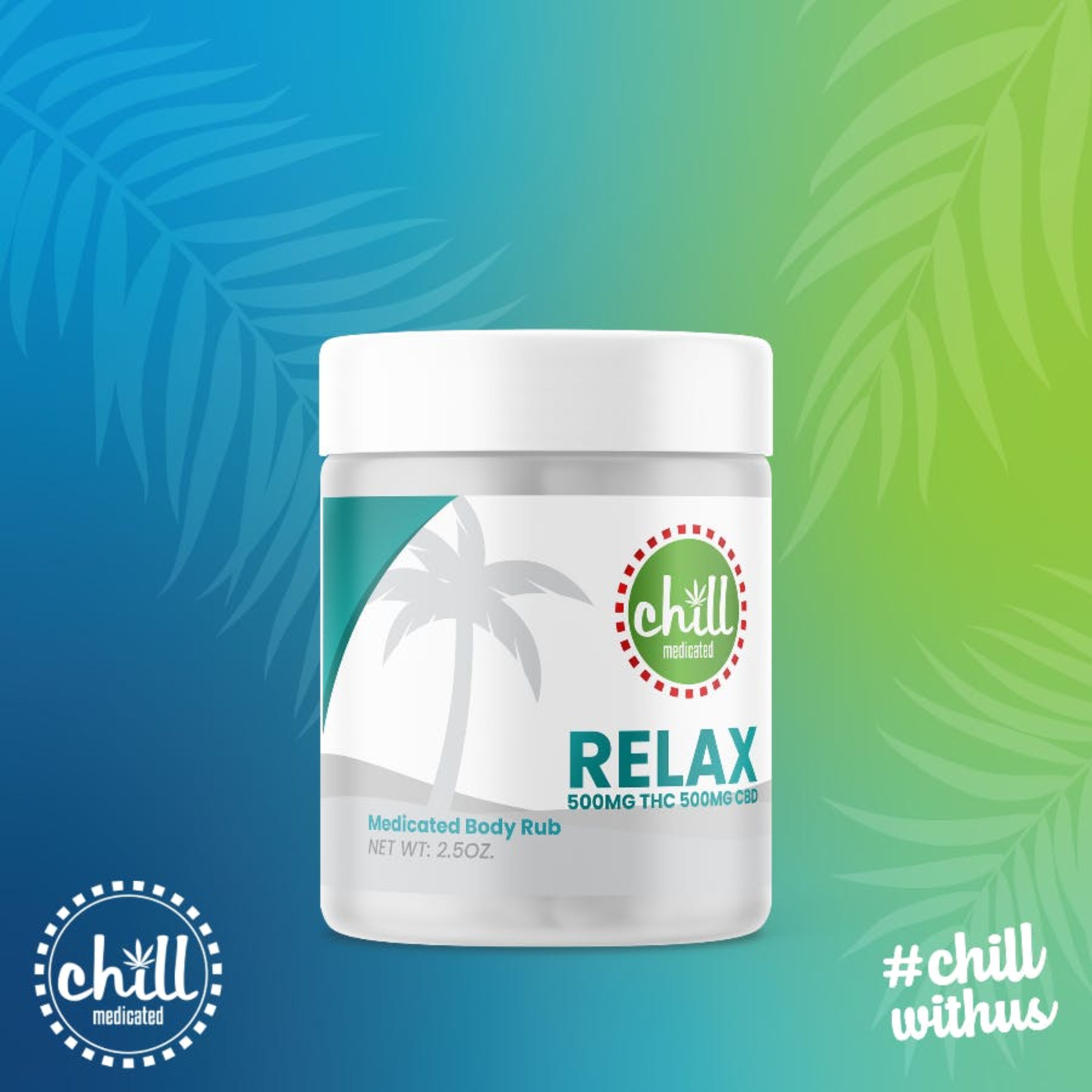 Photograph of product: CHILL | Topical | Relax Body Rub | 500TH-oui : 500mgCBD
