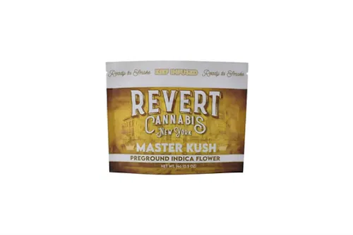 Photograph of product: Revert / Infused Ground Flower / / Master Kush - 14g