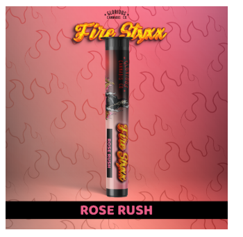 Photograph of product: Rose Rush| 1g | Infused PreRoll | Fire Styxx