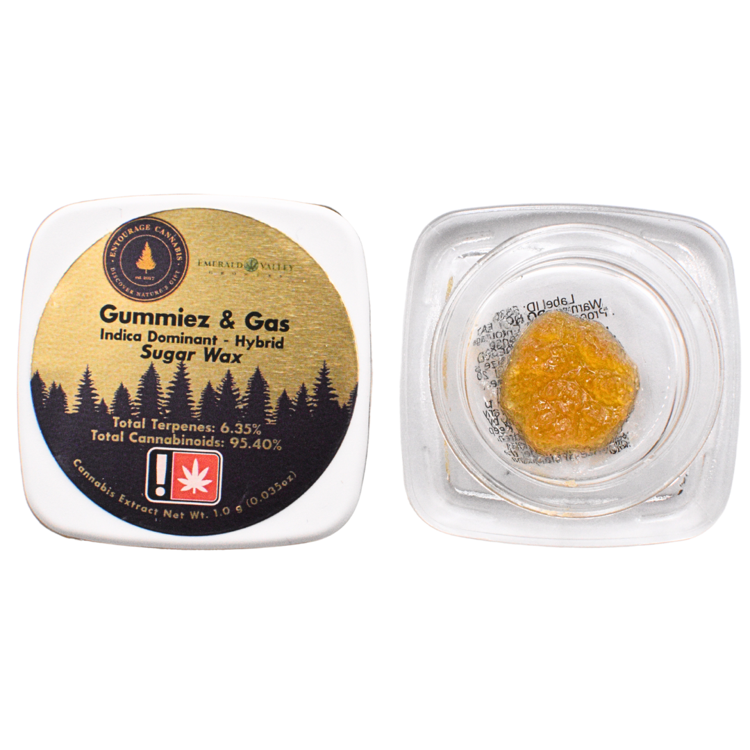 Photograph of product: Entourage Oui'd - Sugar Wax - Gummiez & Gas