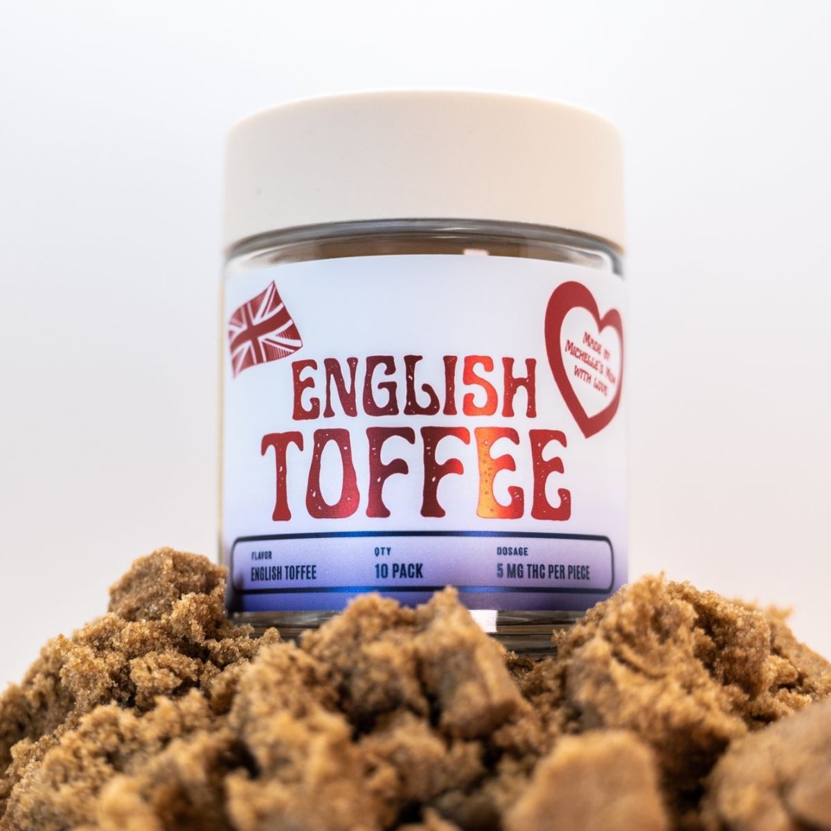Photograph of product: Highly Rooted | English Toffee 20pk/5mg | 100mg TH-oui