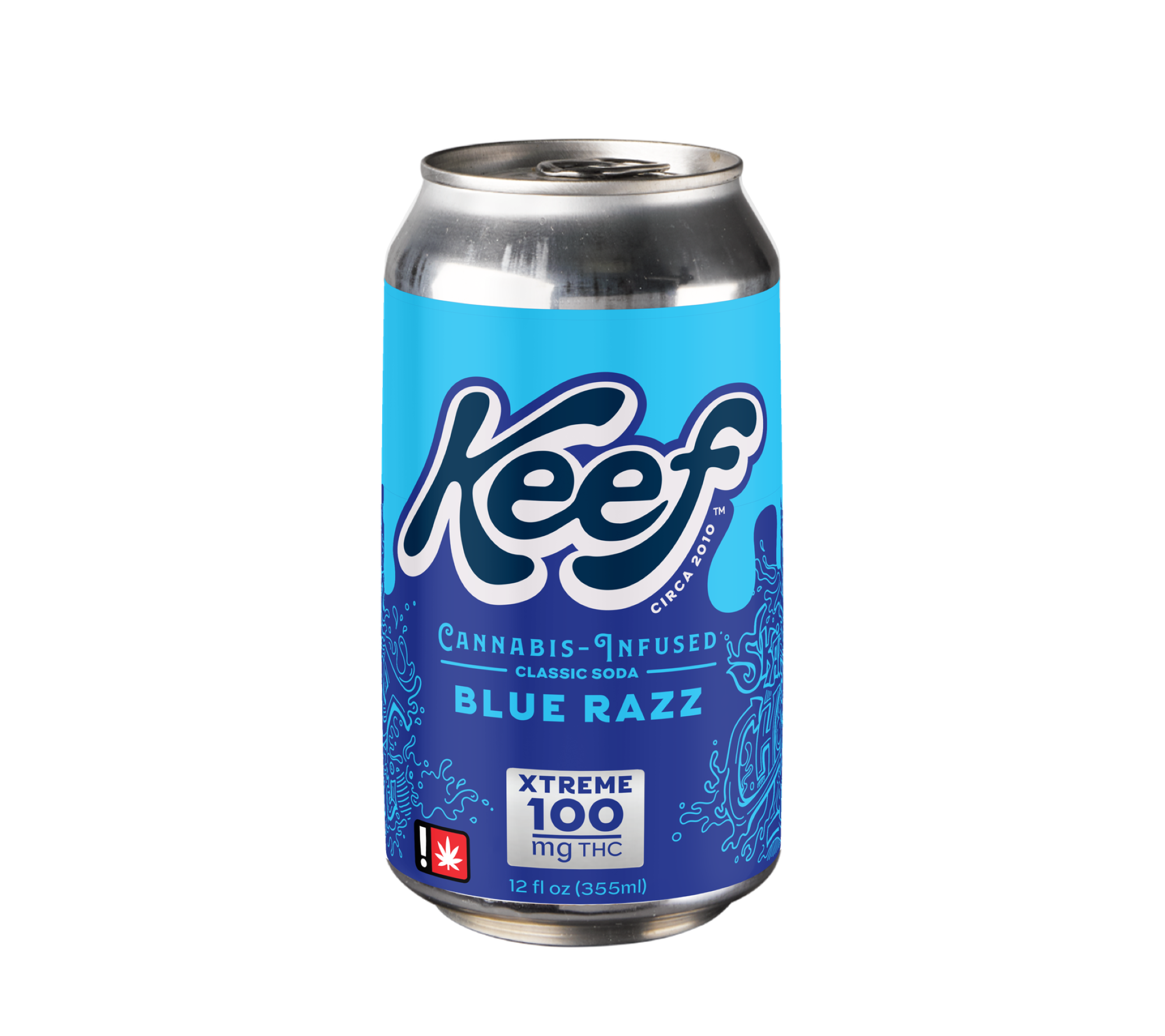 Photograph of product: 100mg Soda [H] | Blue Razz