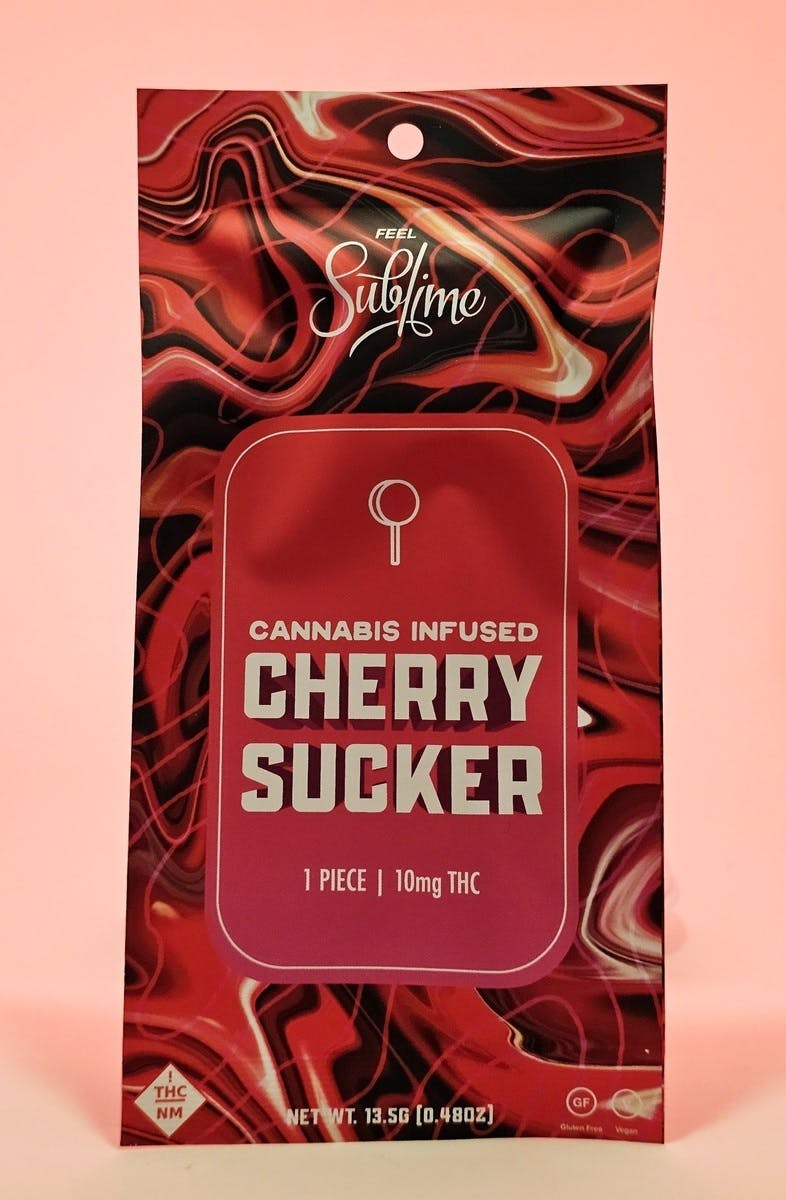 Photograph of product: MVE - Sublime Cherry Sucker (1pc / 10mg)