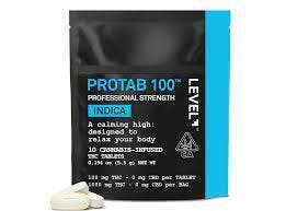 Photograph of product: Level - Protab 100 Oui'd Single Tablet 100mg