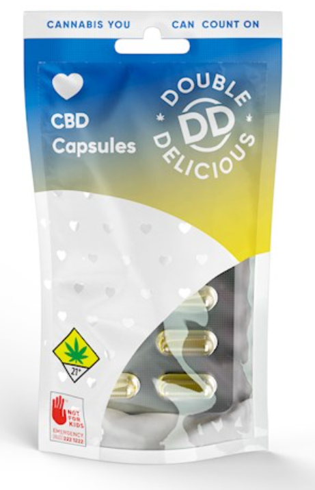 Photograph of product: Double D - CBD 20:1 - 10pk DOH Capsules