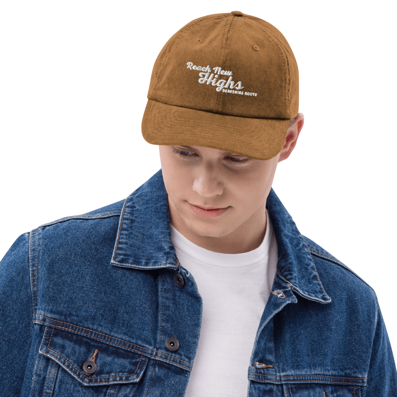 Photograph of product: Reach New Highs Corduroy Hat | Duck Brown