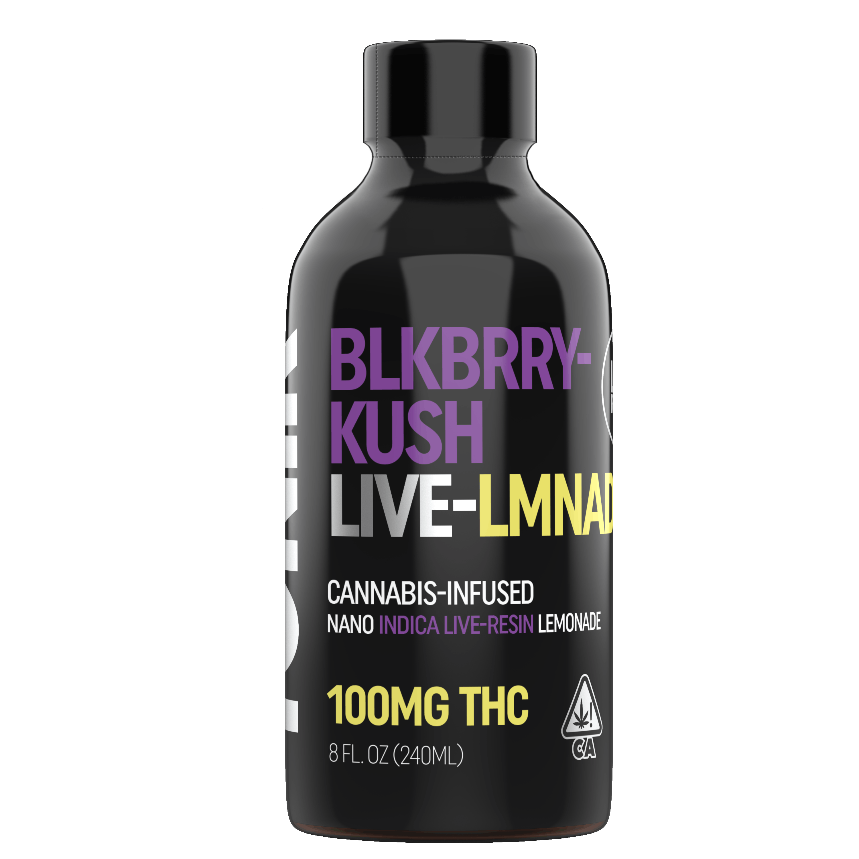Photograph of product: TONIK LIVE RESIN LEMONADE: Oui'd BLKBRRY KUSH Lemonade (100mg)
