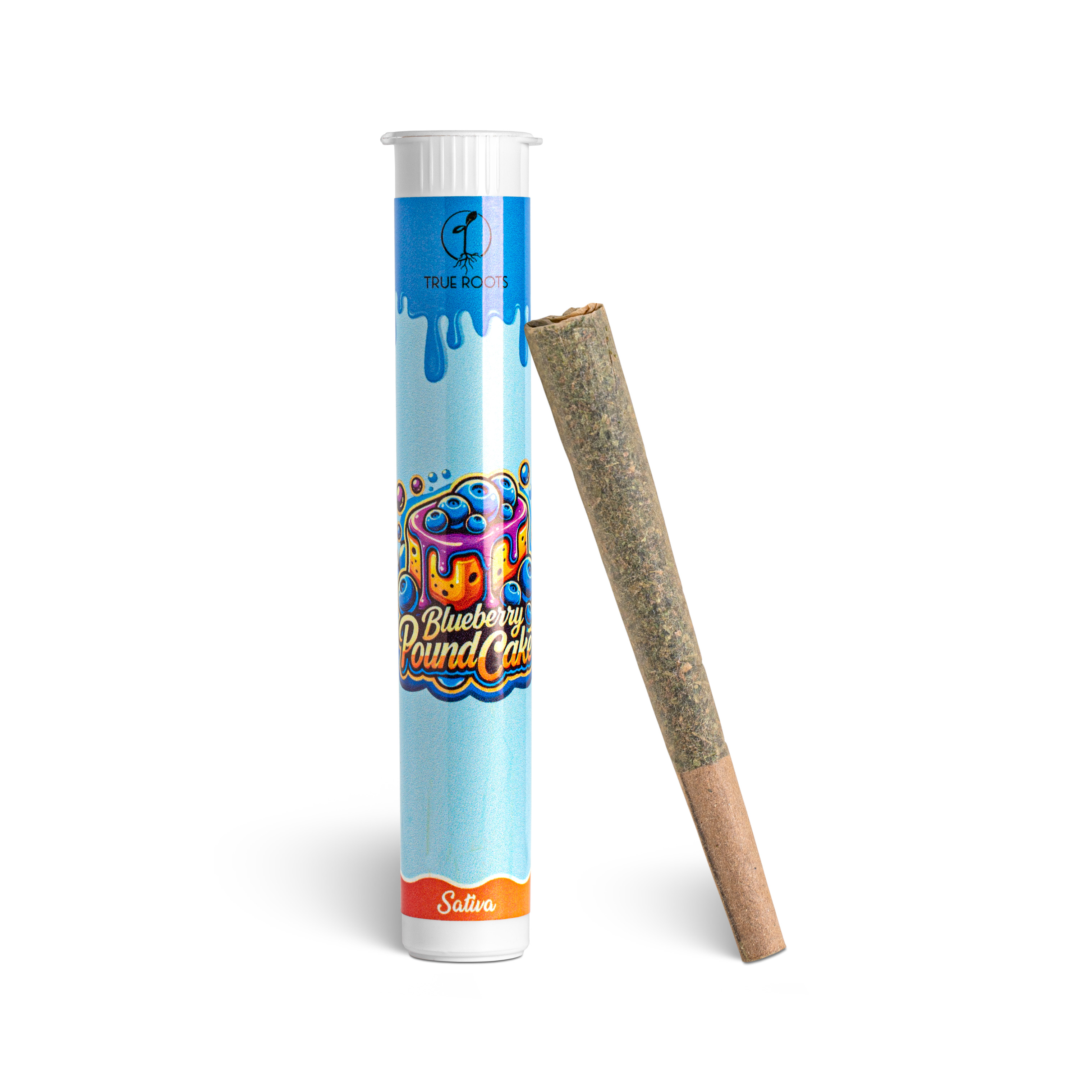 Photograph of product: Blueberry Pound Cake Pre-Roll - 10 Pack