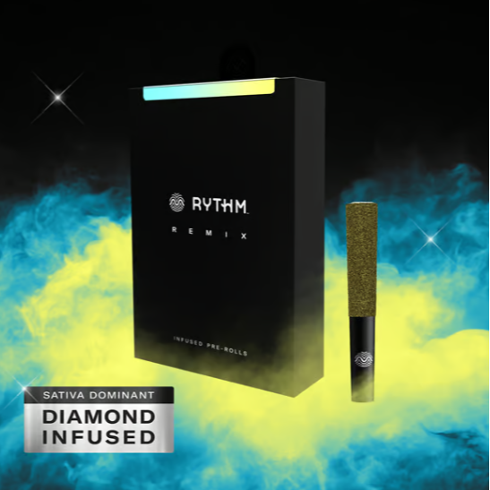 Photograph of product: Blue Dream Rythm Remix Infused PreRolls 5Pk 2.5g - Oui'd