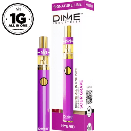 Photograph of product: Sour Grape 1000mg All in One Device - 