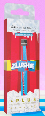 Photograph of product: Mitten + PLUS - Disposable 1g - Zlushie - 420 Limited Edition