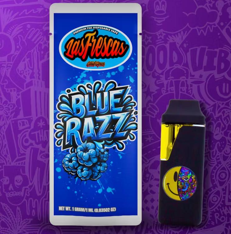 Photograph of product: Head Space - Las Frescas - 1g Disposable Distillate - Blue Razz (I/H)