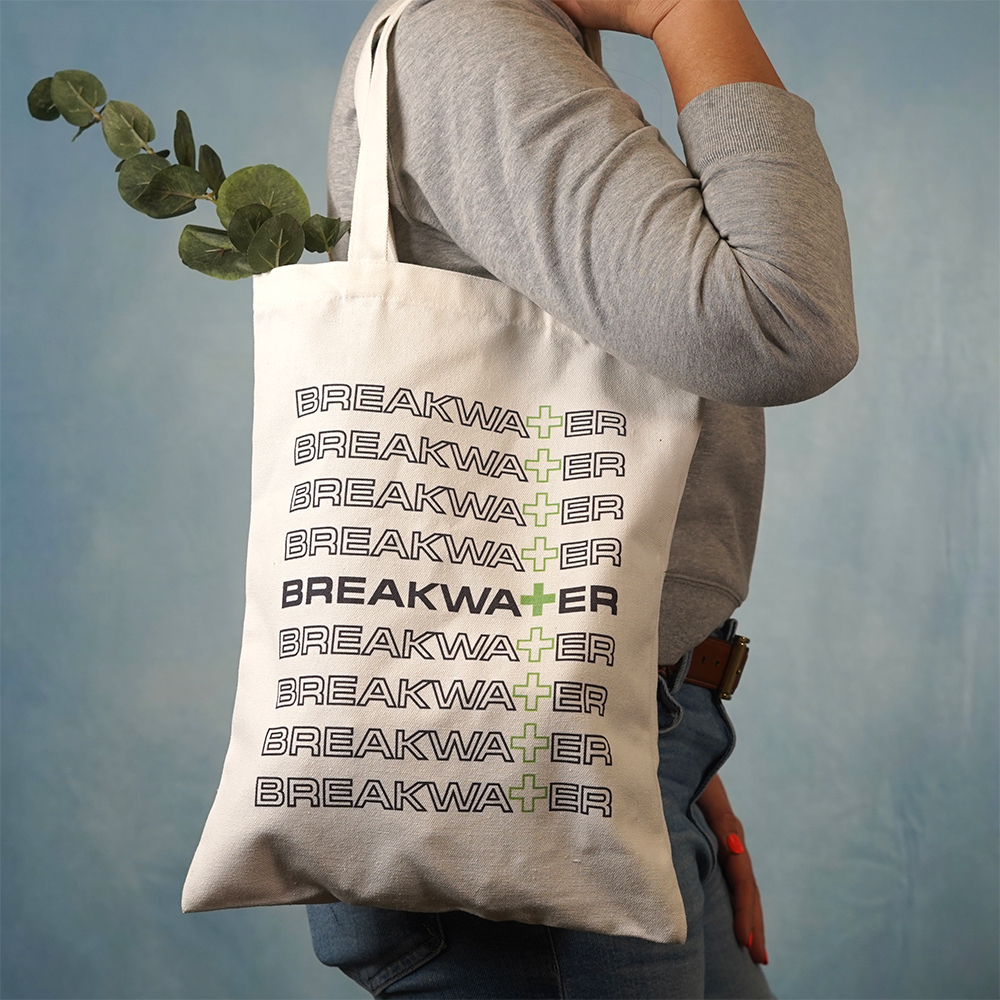 Photograph of product: Tote Bag, Logo (White)