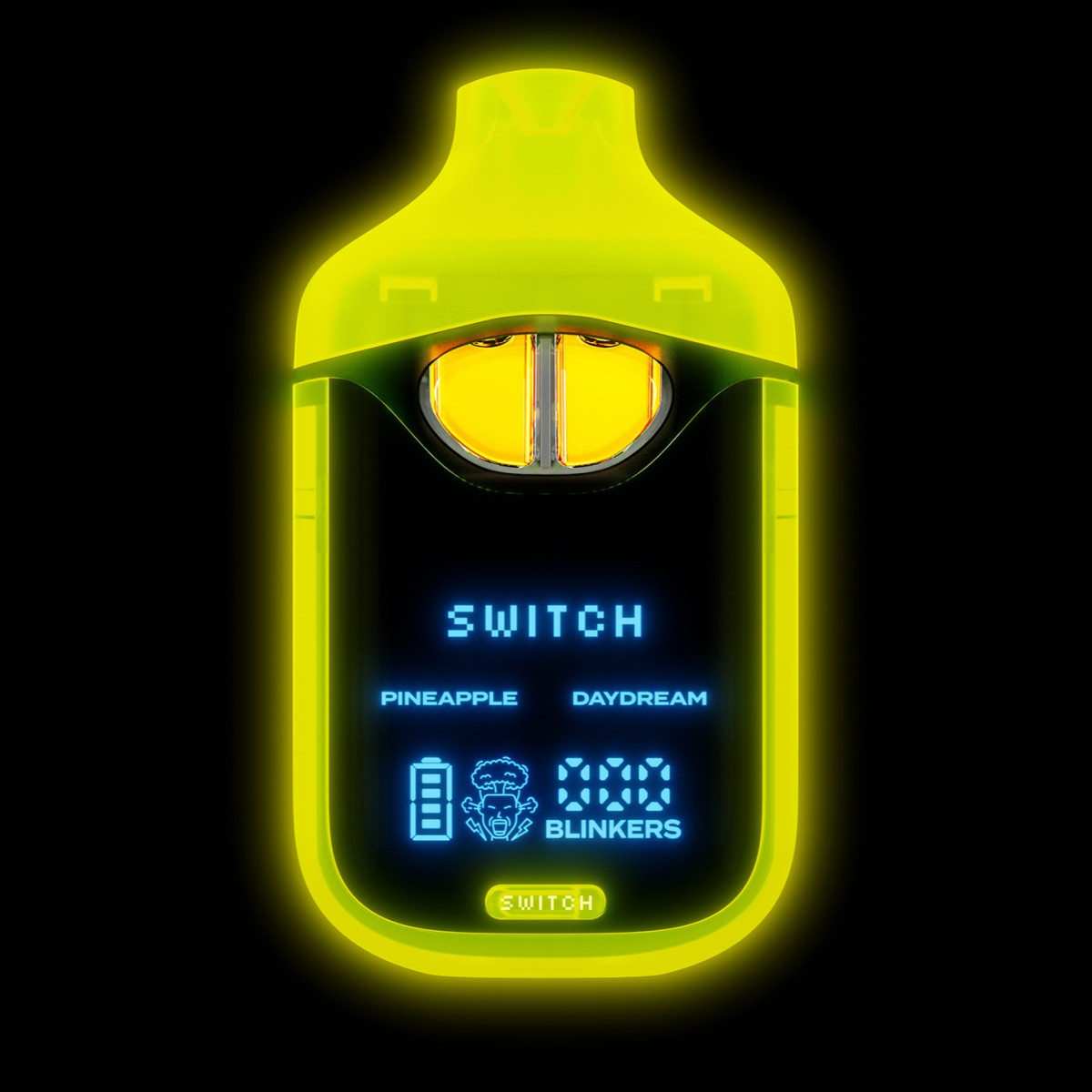Photograph of product: Switch | Pineapple X Daydream | Dual Sided 2g Liquid Diamonds Disposable Vape