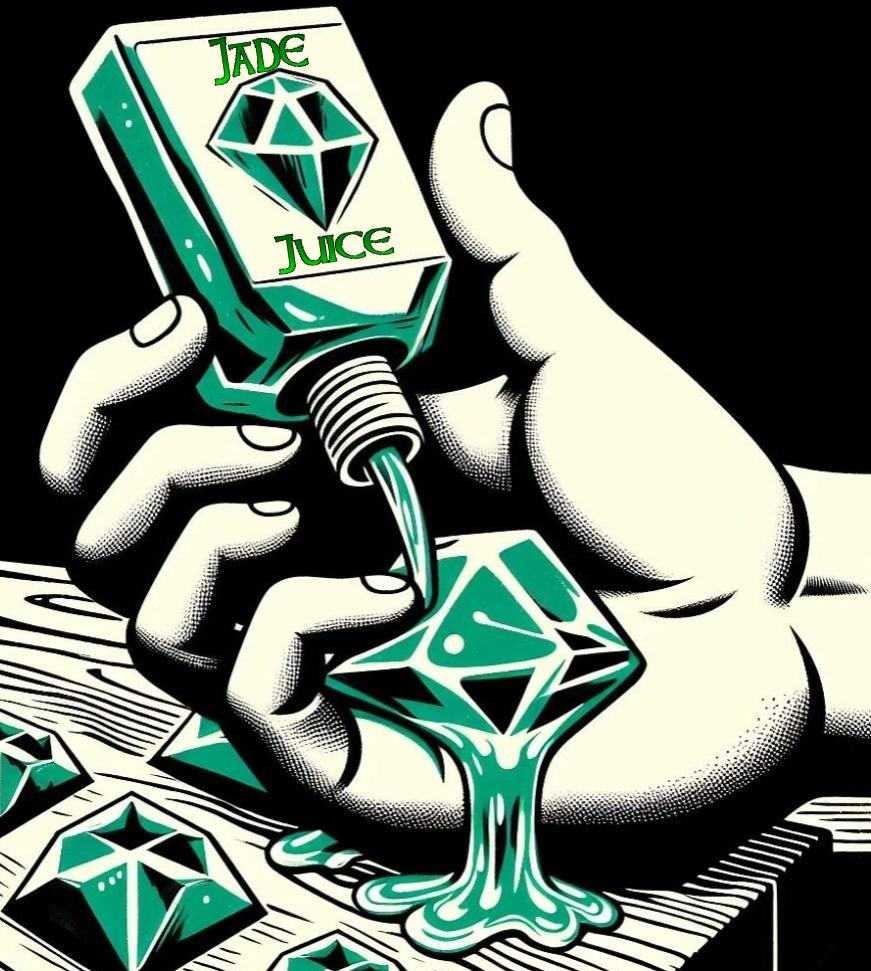 Photograph of product: Jade Collection -Jade Juice Sugar & Sauce