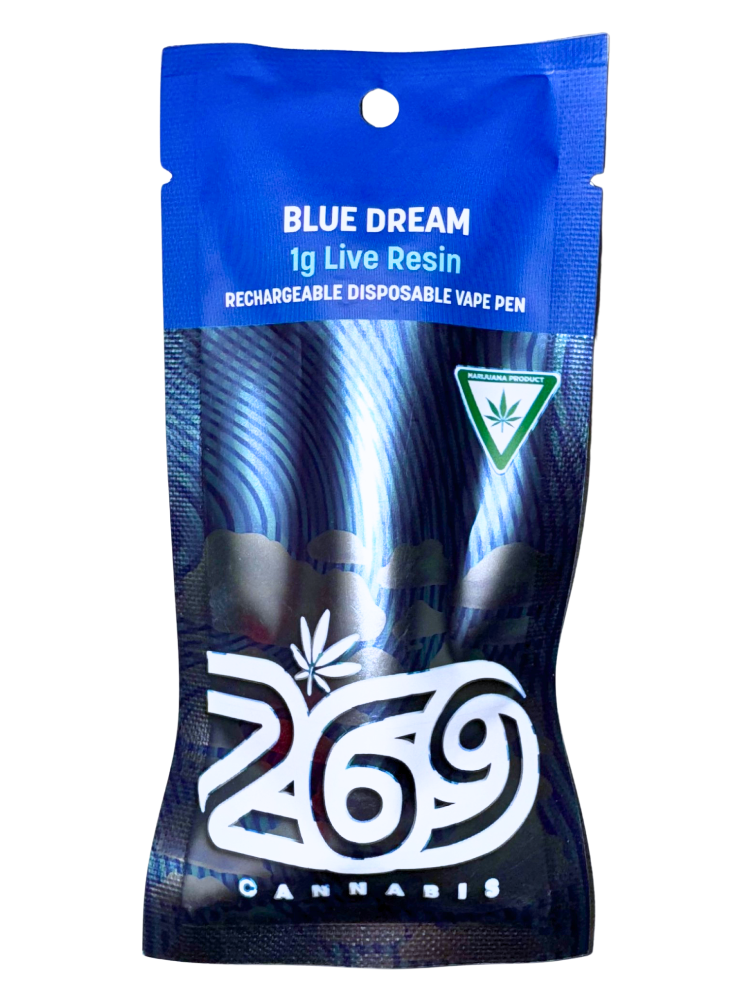 Photograph of product: Blue Dream Live Resin Disposable Vape