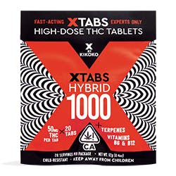 Photograph of product: Kikoko XTabs Tablets - Hybrid 1000mg (20ct)