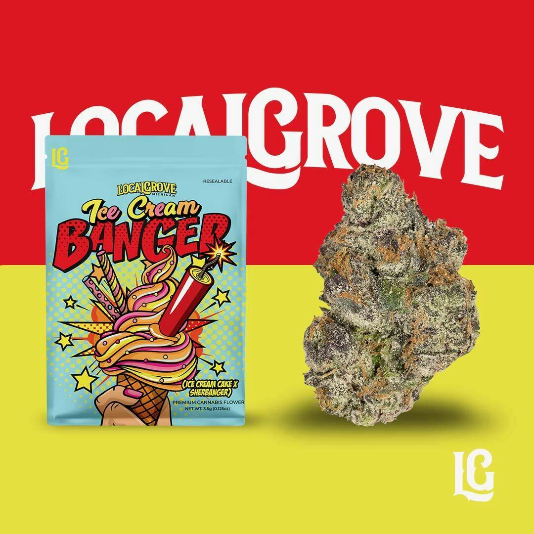 Photograph of product: Local Grove - 3.5g Prepack - Ice Cream Banger