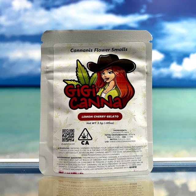 Photograph of product: 3.5g - Lemon Cherry Gelato - Gigi Canna - 