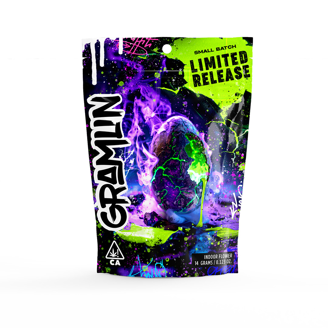 Photograph of product: GRAMLIN LIMITED RELEASE FLOWER - BLACK ICE 14G