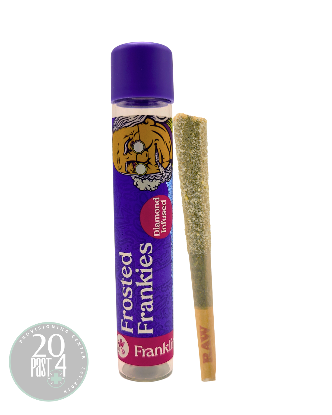 Photograph of product: Franklin Fields | Frosted Frankie | Rainbow Fade Liquid Diamond Infused