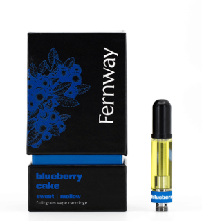 Photograph of product: Fernway | Vape |  510 Cartridge | Blueberry Cake | 1g - Oui'd