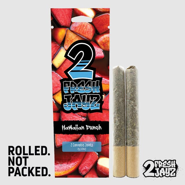 Photograph of product: Hawaiian Punch 2PK 1G Pre Rolls - 