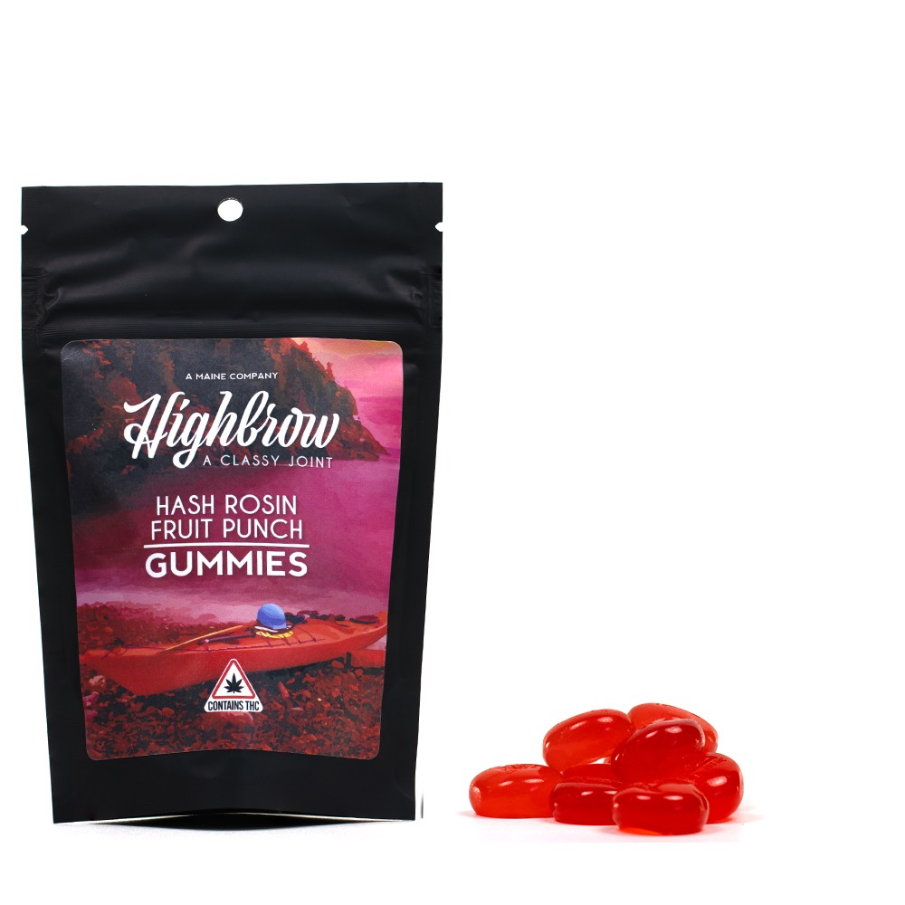 Photograph of product: Highbrow - Fruit Punch au chocolat Rosin Gummies 10MG