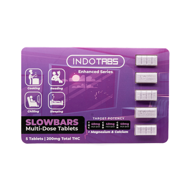 Photograph of Product: 1:1:1 Slowbars Tablets 5 Pack 200mg {70}