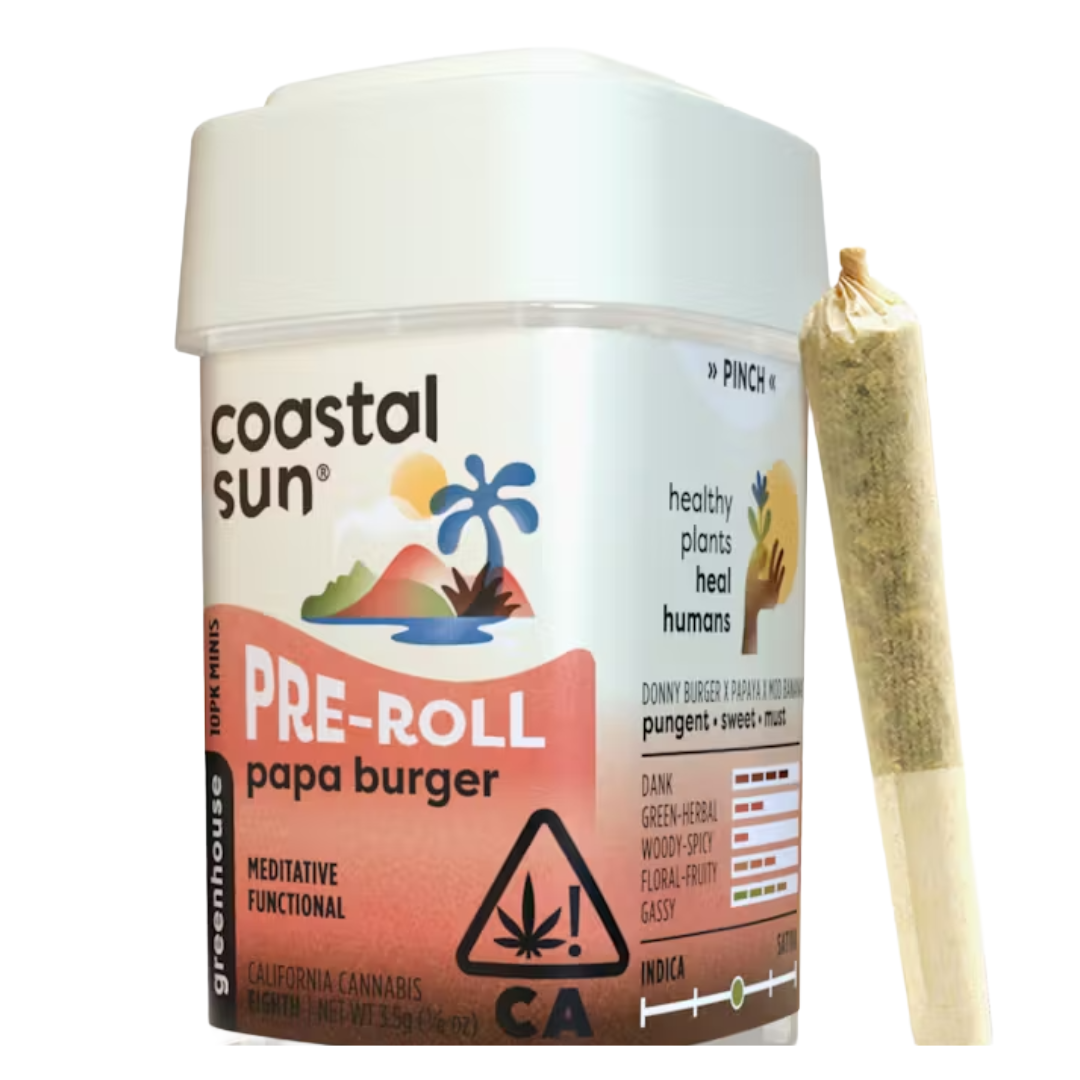 Photograph of product: PAPA BURGER 3.5G 10 PACK
