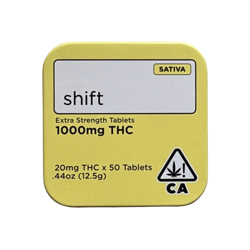 Photograph of product: Oui'd EXTRA STRENGTH TABLETS 1000MG - SHIFT