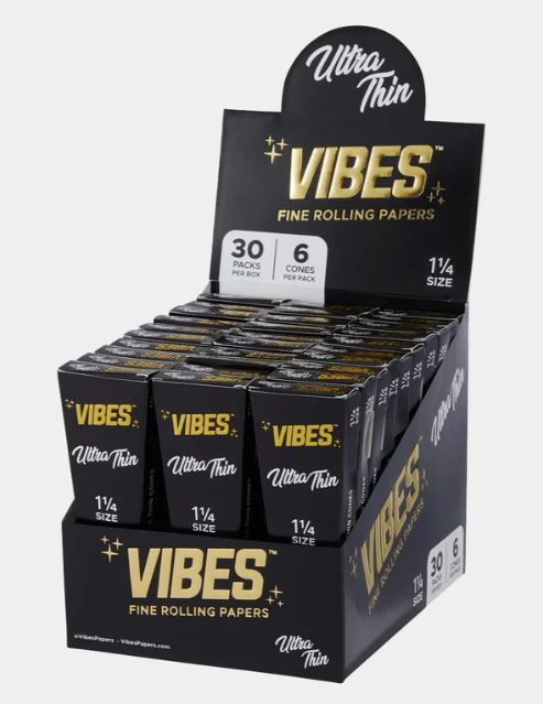 Photograph of product: Vibes Ultra Thin Cones 1 1/4 - 6pk