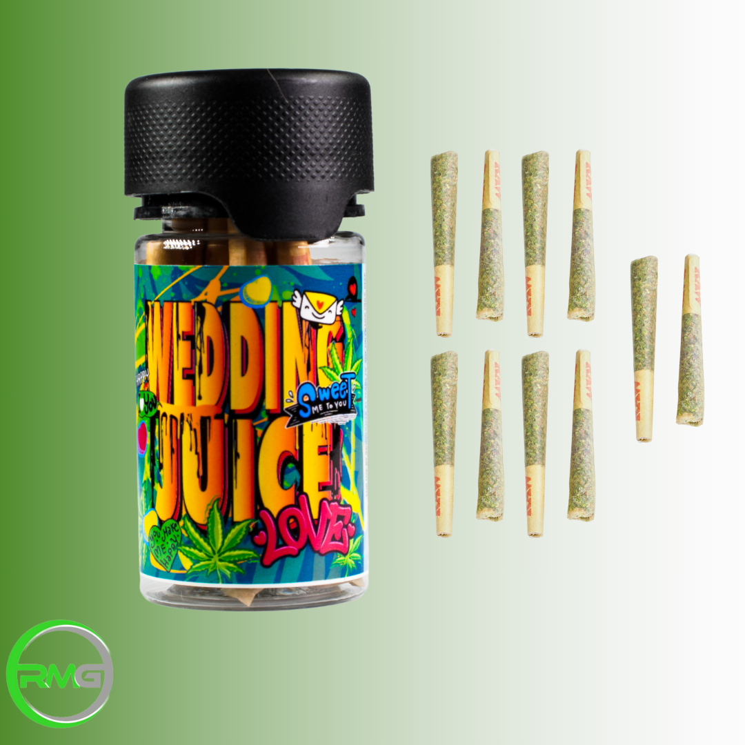 Photograph of product: RMG - Wedding Juice - PreRoll 10-Pack