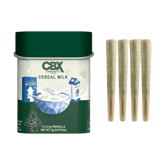 Photograph of product: Cereal Milk Pre-Roll 4pk 2g - 