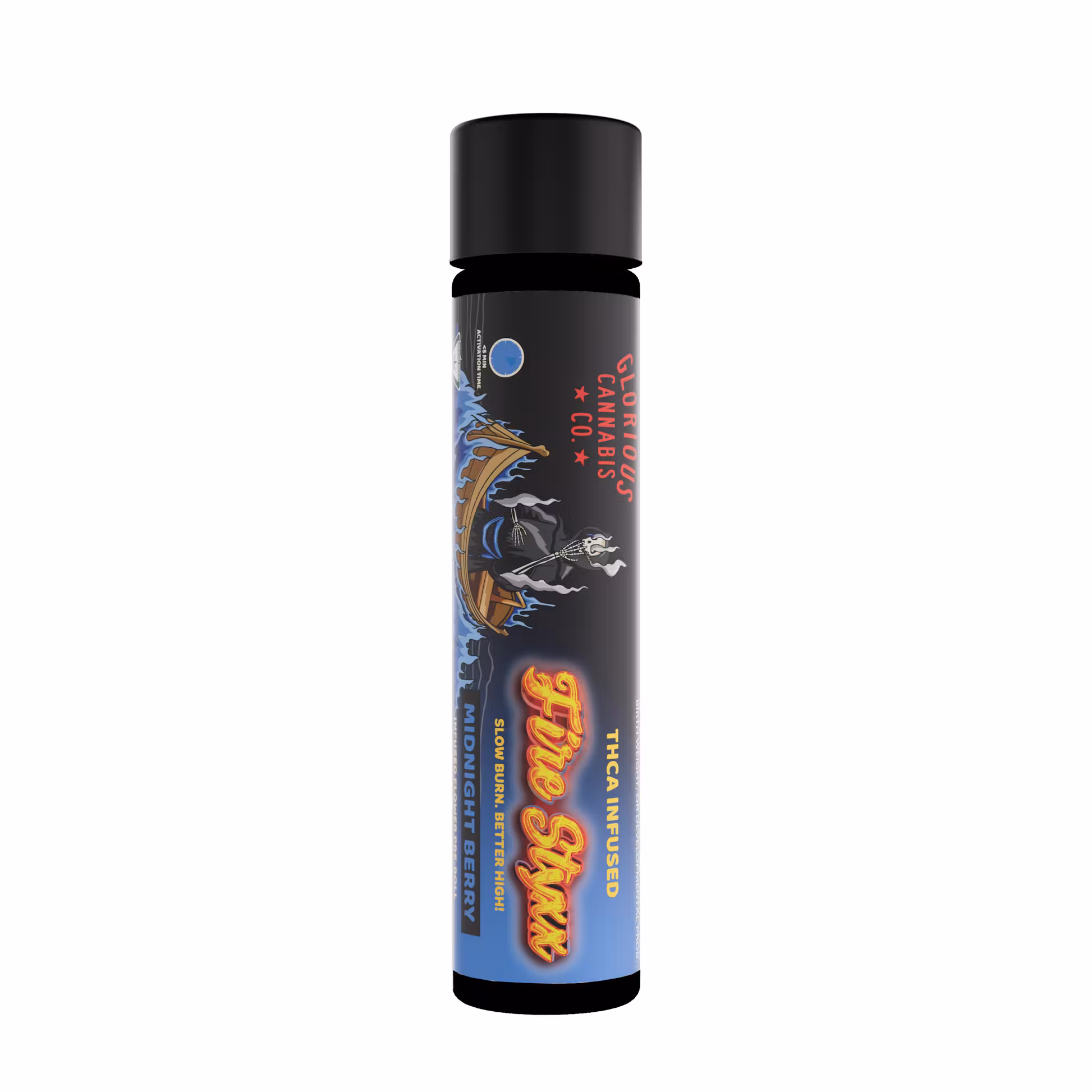 Photograph of product: FIRE STYXX | ICC PREROLL MIDNIGHT BERRY