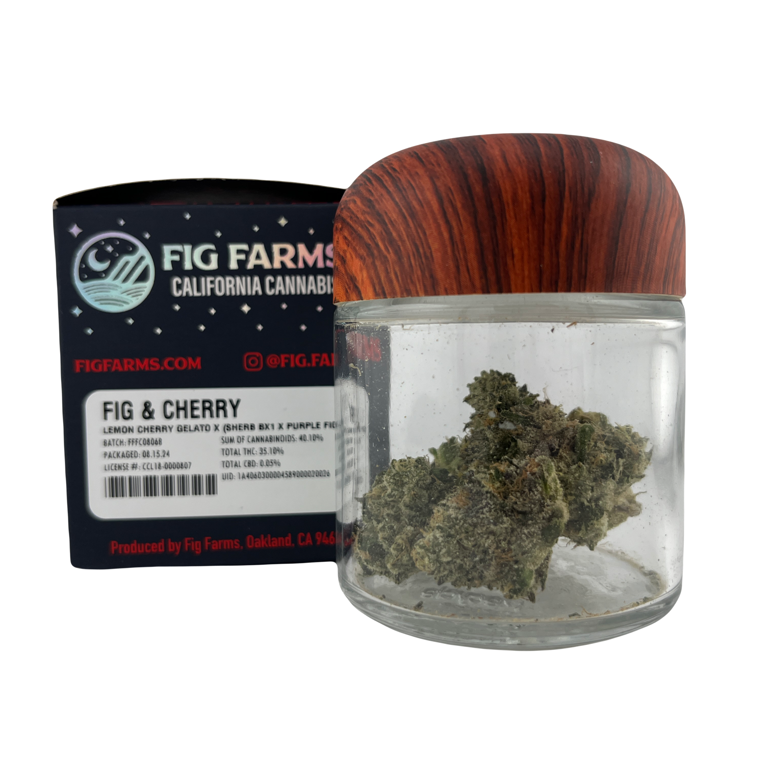Photograph of product: Fig & Cherry Fig Farms - 3.5g
