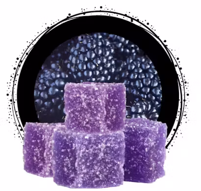 Photograph of product: Ozone Blackberry (H) Soft Chews 10mg 10pk