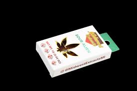 Photograph of product: AU Midwest Extracts: Sour Alien 1G Cart (H)