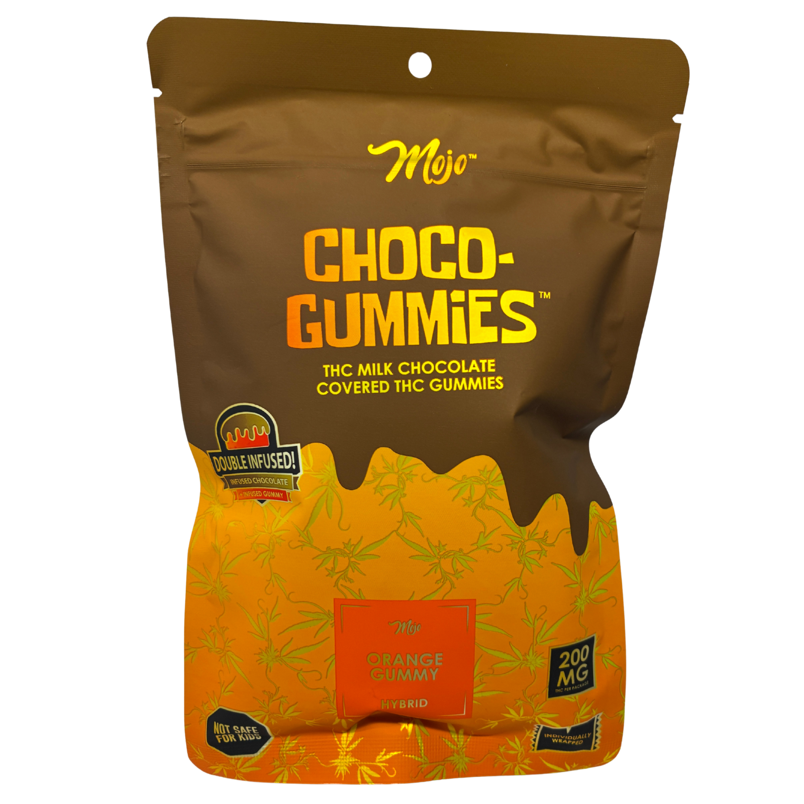 Photograph of product: Mojo | Milk Orange Chocolate | Choco Gummies |