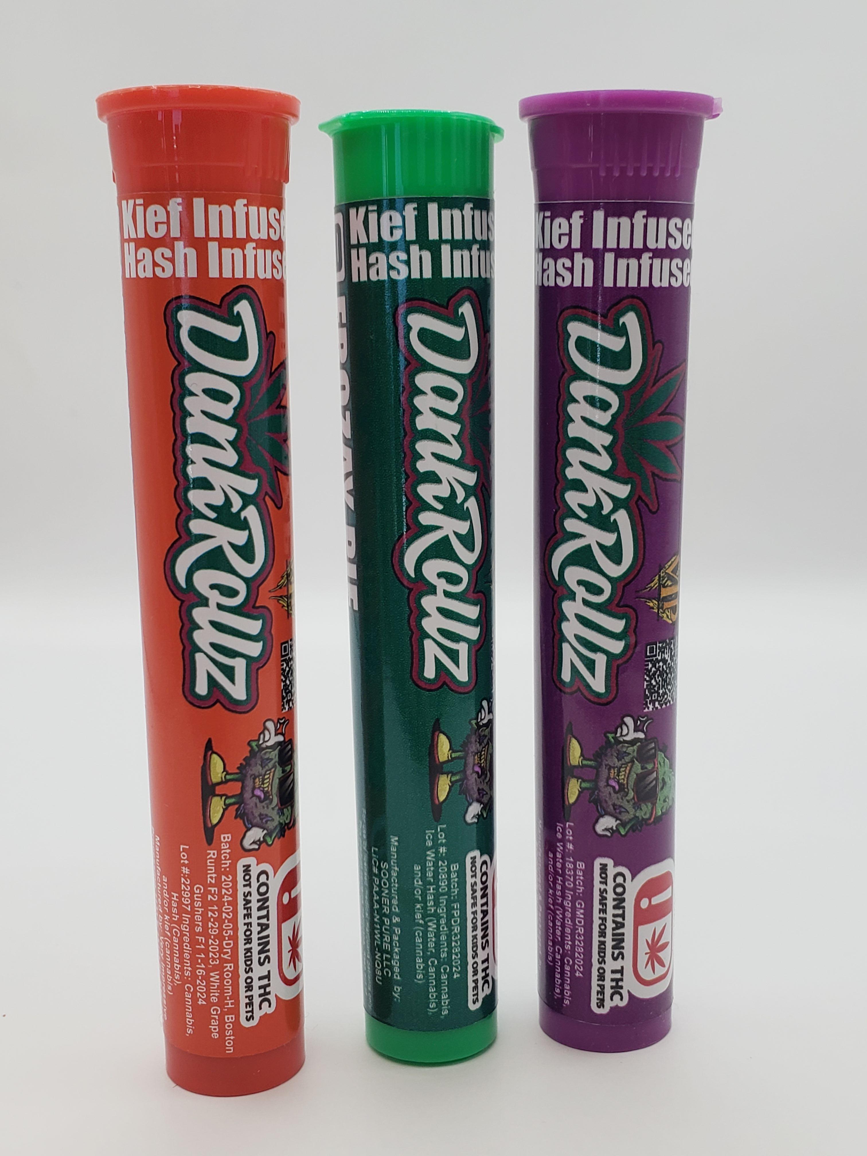 Photograph of Product: Dank Rollz- Infused Pre-Roll-Patty Cake