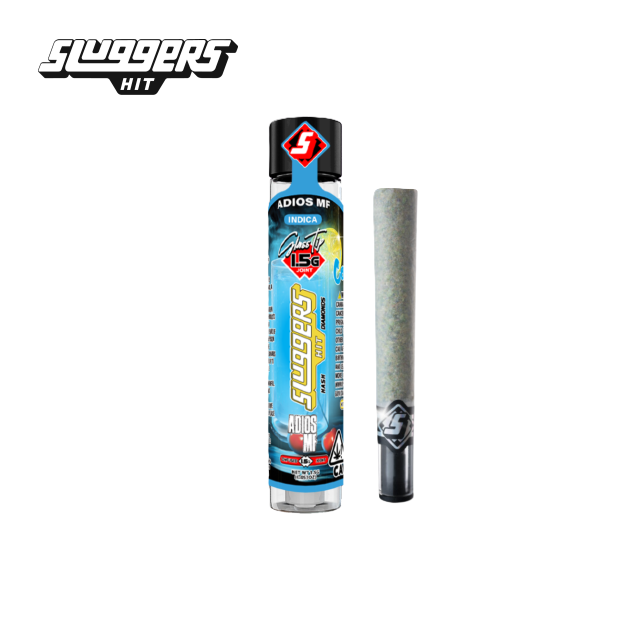 Photograph of product: SLUGGERS X COOKIES ADIOS MF 1.5G INFUSED PREROLL