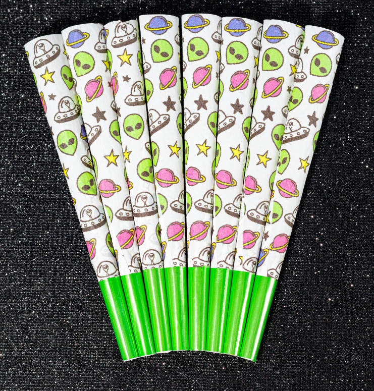 Photograph of product: Space Doodle Cones 8pk
