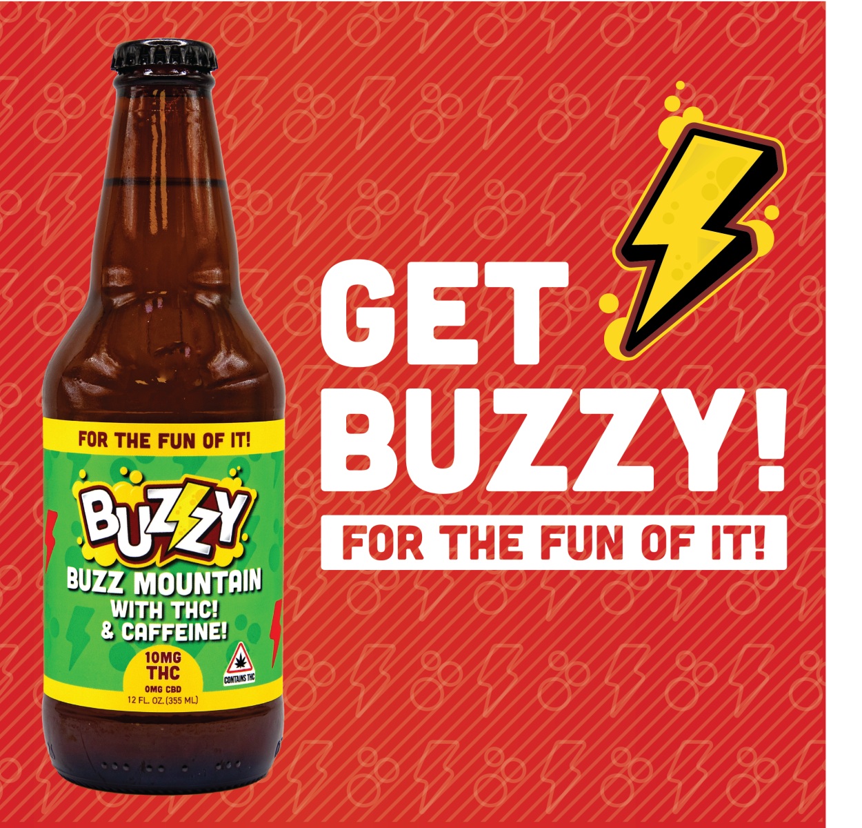 Photograph of product: BZY | Buzzy Mountain Soda | 10mg TH-oui