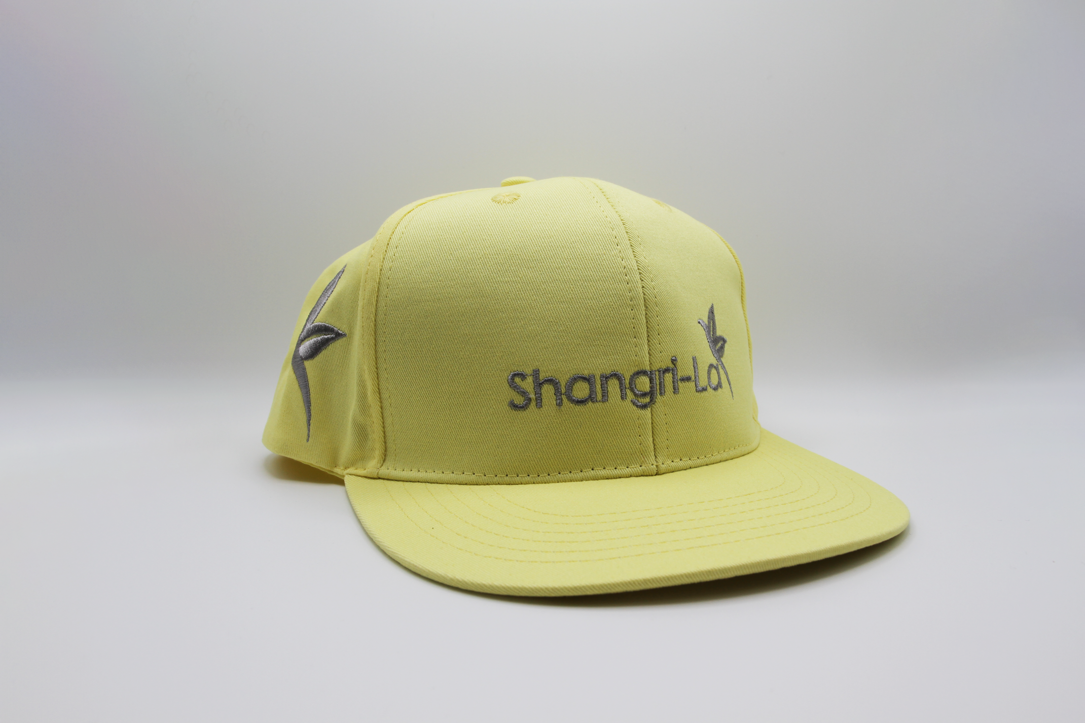 Photograph of product: Shangri-La Snapback Hat/Flat Bill - Pastel Yellow