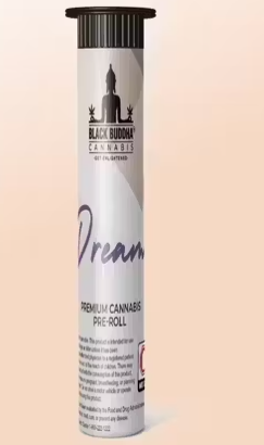 Photograph of product: Black Buddha Dream - 100 Rackz - - Preroll
