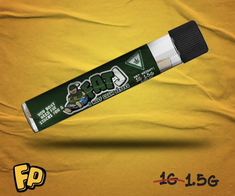 Photograph of product: Fat J | Pre-Roll - 1.5g - Deep Fried Ice Cream